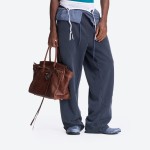 Double Waist Scripted Pants